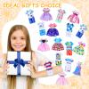 Hungdao 16 Pcs Girl Boy Doll Clothes Lovely Outfits Mini Doll Clothes 6 Inch Dolls Accessories for Kids Birthday Outfit(Boys and Girls) view 4