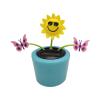 Littryee Solar Dancing Sunflower, Solar Dancing Solar Toys, Solar Powered Dancing Flower Toys, Bee Flower Car Swinging Dancing Toy, Shaking Head Flower Car Ornaments for Car Home Desk Decor view 1