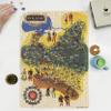 1000 Piece Jigsaw Puzzle for Adults | 1935 map Poland Illustrated map Showing People, Buildings, Animals and Food - Poland Puzzle view 2