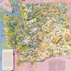 1000 Piece Jigsaw Puzzle | 1953 Tour Puzzle Map of Washington | Evergreen State view 1
