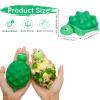 Anboor Pop Fidget Toys, 3D Silicone Turtle Push Bubbles Sensory Toy Pop Stress Ball Anxiety Stress Reliever Toy for Autism Early Education view 3