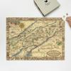 1000 Piece Jigsaw Puzzle map for Adults | 1950 Appalachian Region | Kentucky | West Virginia | North Carolina | Tennessee - Appalachian Trail - Virginia - Western Puzzles view 2