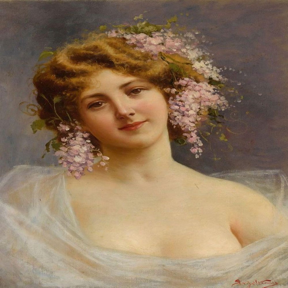 1000 Piece - Museum Painting - Jigsaw Puzzle - Girl with Lilacs|by Achille Beltrame|Study Fine Art as You Puzzle|Frame Worthy