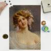 1000 Piece - Museum Painting - Jigsaw Puzzle - Girl with Lilacs|by Achille Beltrame|Study Fine Art as You Puzzle|Frame Worthy view 2