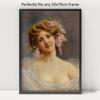 1000 Piece - Museum Painting - Jigsaw Puzzle - Girl with Lilacs|by Achille Beltrame|Study Fine Art as You Puzzle|Frame Worthy view 3