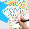30 Pack Bounce House or Jumping Birthday Party Invitation Jump Bounce House Party Invitation Cards, 30 Trampoline Sticker Labels with 30 Envelopes Bounce House Party Decorations Supplies for Boys view 3