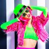 Jecery 48 Pcs Neon Party Supplies 80's Style Party Favors 24 Hat with 24 Sunglasses Glowing Stars Rave Hats Neon Supplies for Birthday Gangster Music Props Favors view 4