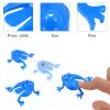 Toddmomy Plastic Frogs Toy Frog 24Pcs Plastic Jumpy s Bouncing Toy Jumping Finger Pressing Jumper for Kids Party Favors Games view 3