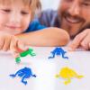 Toddmomy Plastic Frogs Toy Frog 24Pcs Plastic Jumpy s Bouncing Toy Jumping Finger Pressing Jumper for Kids Party Favors Games view 4