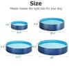 Dog Pool Foldable Kids Puppy Cats Paddling Pool Portable Plastic Dog Swimming Pool Pet Bathing Tube PVC Non-Slip Pet Bath Tub Collapsible Kiddie Pool for Garden Patio Bathroom,80x20cm view 4
