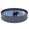Foldable Dog Swimming Pool, Kids Paddling Pool,Pet Bathing Tube Indoor Outdoor Puppy Pool,Collapsible Hard Plastic Portable Bath Tub Pet Wading Pool for Pets Dogs and Cats,160 * 30cm view 1