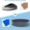 Foldable Dog Swimming Pool, Kids Paddling Pool,Pet Bathing Tube Indoor Outdoor Puppy Pool,Collapsible Hard Plastic Portable Bath Tub Pet Wading Pool for Pets Dogs and Cats,160 * 30cm view 3