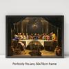 1000 Piece - Museum Jigsaw Puzzle: The Last Supper Puzzle for Adults ca. 1678 by Jean-Baptiste de Champaigne Religious Art Jesus | Christian Puzzle - Bible Puzzles for Adults view 3