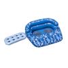 58" Inflatable Tropical Print Double Swimming Pool Lounger view 1