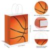 Lusmajoy 16 PCS Basketball Gift Bags, Basketball Goodie Bags for Basketball Birthday Party Supplies, Basketball Bag for Kids Basketball, Basketball Treat Bags, Basketball Favor Bags view 2