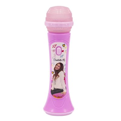 Giochi Preziosi M-Chr06000 Charlotte Singing Microphone with Original I Love You Song and Colorful Lights, Multicoloured, CHR06000