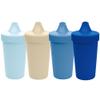 Re-Play Spill-Proof Sippy Cups for Toddlers - Kids Reusable 10 Oz Set of 4, Dishwasher & Microwave Safe, Made in USA, Cool Blues view 1
