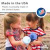 Re-Play Spill-Proof Sippy Cups for Toddlers - Kids Reusable 10 Oz Set of 4, Dishwasher & Microwave Safe, Made in USA, Cool Blues view 3