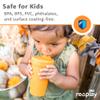 Re-Play Spill-Proof Sippy Cups for Toddlers - Kids Reusable 10 Oz Set of 4, Dishwasher & Microwave Safe, Made in USA, Cool Blues view 4