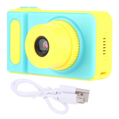 Toddler Kids Camera Digital Video for 2 3 4 5+ Years Kids Cartoon Toy Camera Children Birthday Gift for Boys and Girls Blue