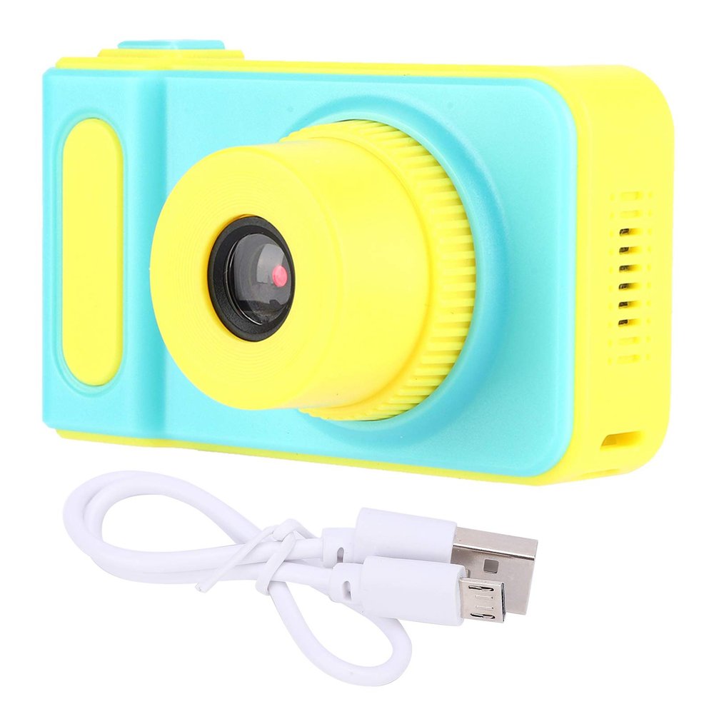 Toddler Kids Camera Digital Video for 2 3 4 5+ Years Kids Cartoon Toy Camera Children Birthday Gift for Boys and Girls Blue