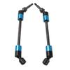 2Pcs ShareGoo Hard Steel RC Drive Shaft CVD Joint Driveshaft Axles Compatible with Traxxas 1/10 E-Revo E-Maxx T-Maxx 1/10 RC Car (Blue) view 2