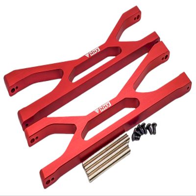 NHX RC Aluminum Front/Rear Up Suspension Arms - Red for Traxxas 1/5 X-MAXX