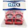 NHX RC Aluminum Rear Hub Set - Red for Traxxas 1/5 X-MAXX view 4