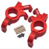 NHX RC Aluminum Steering Knuckles Blocks 2pc -Red for Traxxas 1/5 X-MAXX 8S view 1