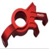 NHX RC Aluminum Steering Knuckles Blocks 2pc -Red for Traxxas 1/5 X-MAXX 8S view 2
