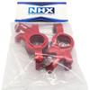 NHX RC Aluminum Steering Knuckles Blocks 2pc -Red for Traxxas 1/5 X-MAXX 8S view 4