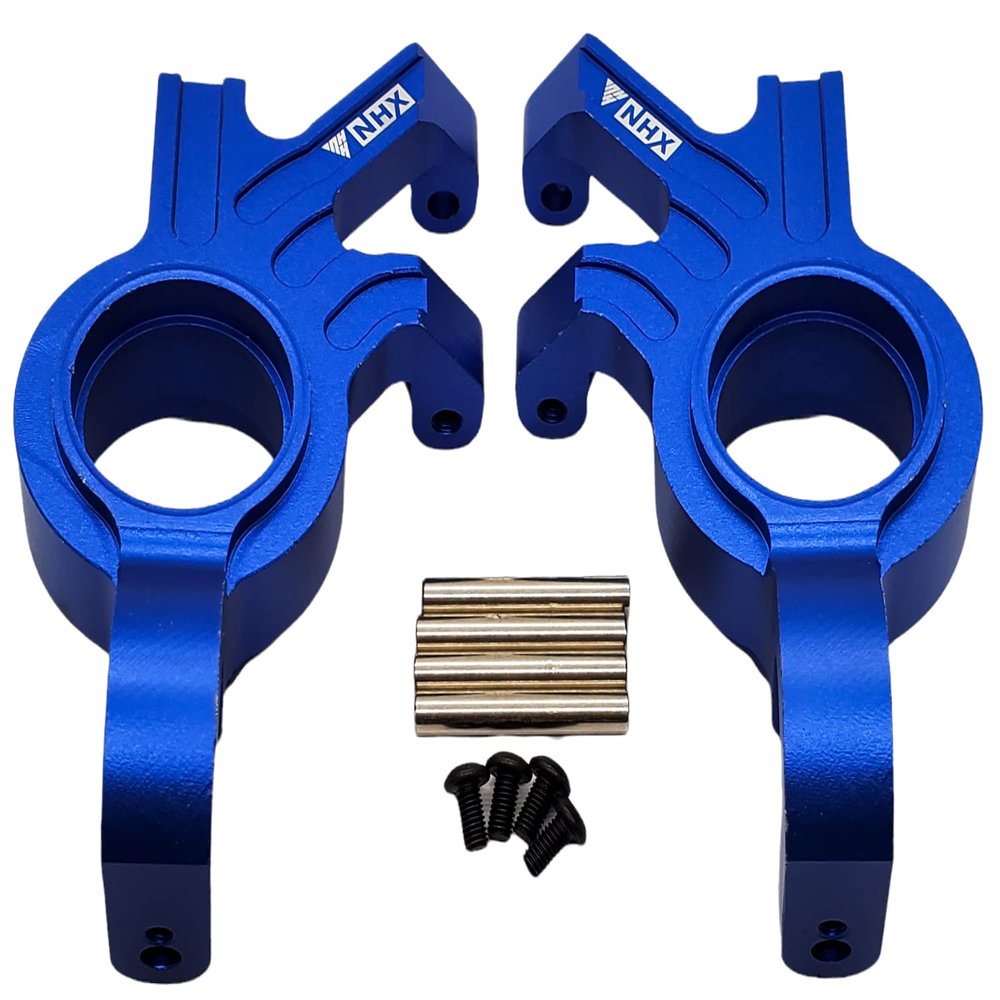 NHX RC Aluminum Spindle Set - Blue for Traxxas 1/5 X-MAXX