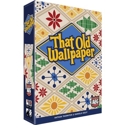 AEG That Old Wallpaper | Collect and Match Funky and Unique Shapes | Pattern Matching Card Drafting Game | Simultaneous Play | 2-5 Players | Ages 10+