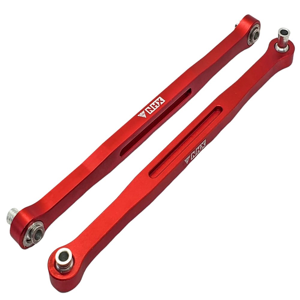 NHX RC Aluminum Turnbuckle Set 172mm - Red for Traxxas 1/5 X-MAXX