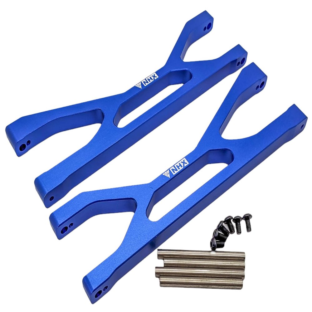 NHX RC Aluminum Front/Rear Up Suspension Arms - Blue for Traxxas 1/5 X-MAXX
