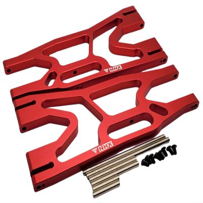 NHX RC Aluminum Front/Rear Down Suspension Arms - Red for Traxxas 1/5 X-MAXX