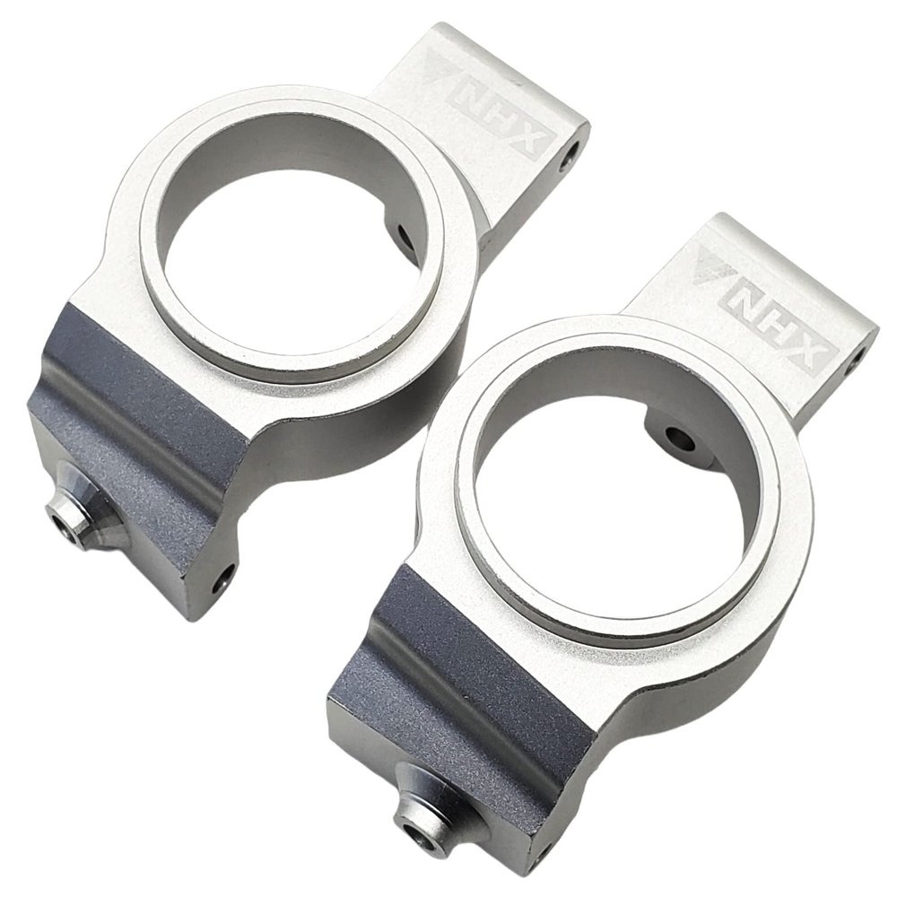 NHX RC Aluminum Spindle Carrie - Silver for Traxxas 1/5 X-MAXX