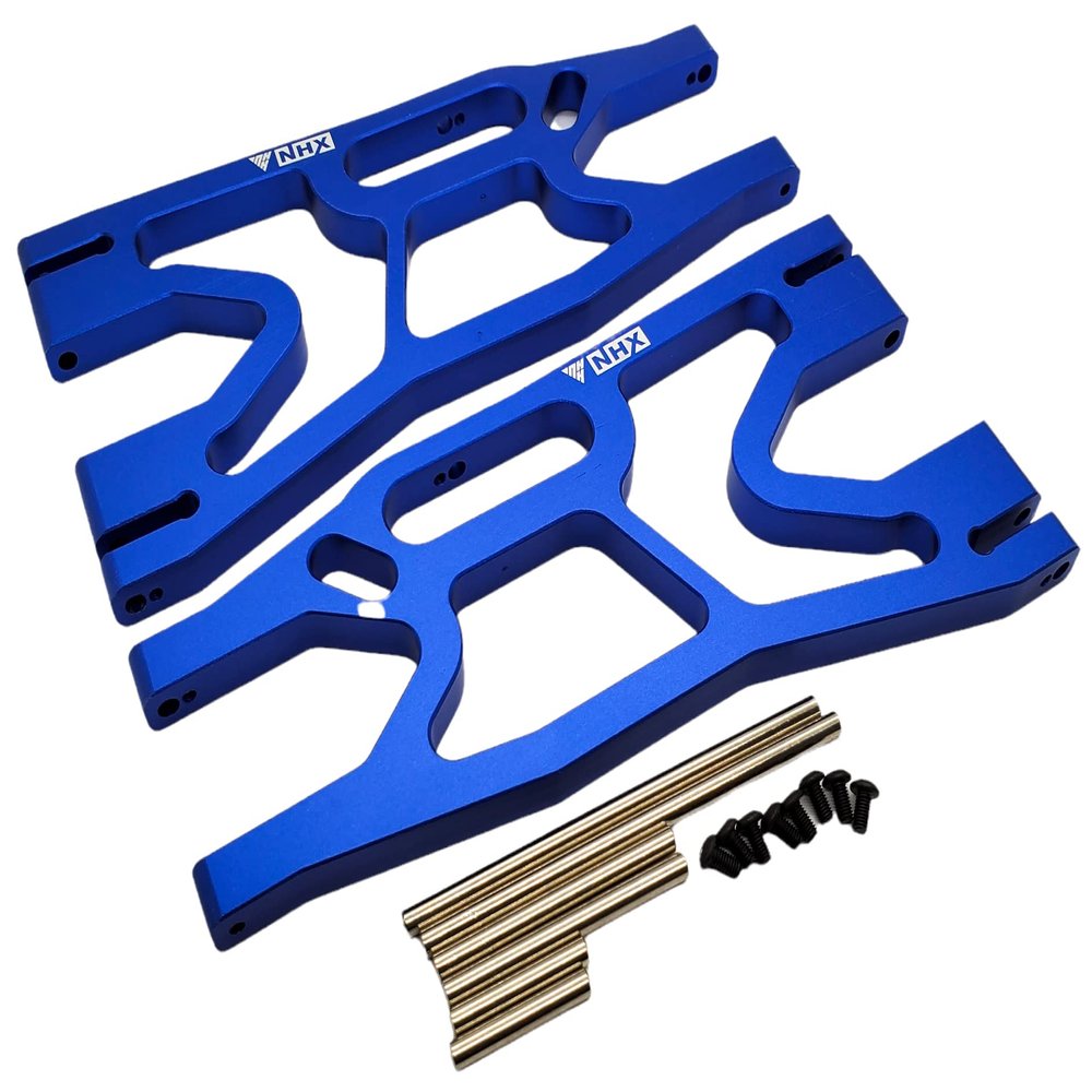 NHX RC Aluminum Front/Rear Down Suspension Arms - Blue for Traxxas 1/5 X-MAXX