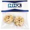 NHX RC Brass Wheel Weight Hub 12mm Hex (+6mm Extended) 2Pcs: 1.9/2.2 Wheel view 4