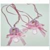 12 PCS Pacifier Crown Necklace Baby Shower Favor Prize Game Boy/Girl Decoration Recuerdos de Baby Shower (Pink) view 2