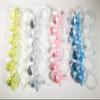 CalCastle Craft 2.5'' Pink & Blue & Clear Acrylic Baby Pacifier Shower Favor (Assorted (24 Pieces)) view 2