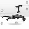 25Kg Baby Stroller Wheels Board with Detachable Seat,Stroller Glider Board Suitable, Auxiliary Pedal Adapter w/Seat Standing Board for Most Brands of Strollers, Holds Children Up to 55lbs view 4