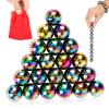 YISHIDANY 21Pcs Magnet Rainbow Ball Fidget Toy, DIY Hematite Stones Toys for Adults, Science Kit for Anxiety Relief, Magnetic Rattle Snake Birthday Easter Gift Egg Filler Stuffer Party Favors view 1