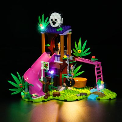 Brick Shine Light kit for Panda Jungle Tree House 41422(Model Set is not Included) (Classic)