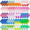 Christmas 60Pcs Mini Pop Push It Keychain Fidget Toy Pack,Mini Pop Push It Bubble Fidget Sensory Toys,Toys for Kids Adult Gifts view 2