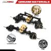 RCAWD Front Rear Portal Axle Set for Axial SCX24 Wrangler Bronco Gladiator C10 Deadbolt Crawlers Upgrade Parts (Black) view 3