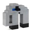 Feleph Basic Parts 320 Pieces 2x4 Light Gray Bricks Building Creative Play Blocks Set Toy Accessories Combine with Major Brick Brands (Gray Light) view 3