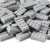 Feleph Basic Parts 320 Pieces 2x4 Light Gray Bricks Building Creative Play Blocks Set Toy Accessories Combine with Major Brick Brands (Gray Light) view 4