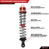 4x Alloy Front Rear Shock Absorber Damper for Arrma 1-8 Outcast Notorious Karton 6S BLX Upgrade Parts (Red) view 2