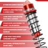 4x Alloy Front Rear Shock Absorber Damper for Arrma 1-8 Outcast Notorious Karton 6S BLX Upgrade Parts (Red) view 3